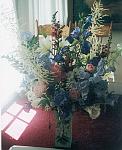 Tall Blue & Multicolor Arrangement