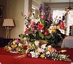 Multicolor Hand-Held, Arm Drape, and Basket Bouquets
